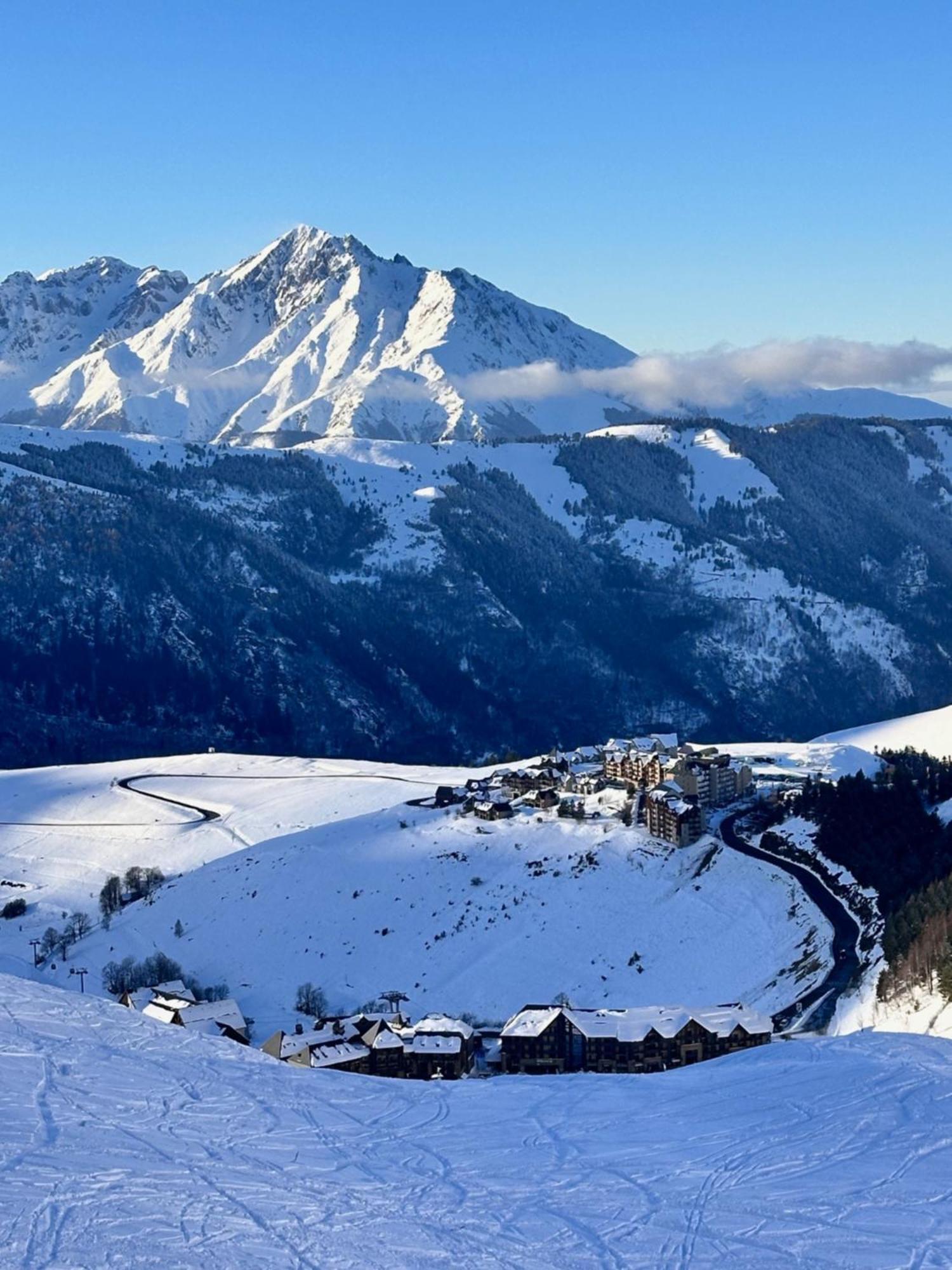 Grand Appartement Peyra'Good Tout Equipe Linge De Lit Et De Toilette Inclus - 8 Couchages - Station Peyragudes - Vue Montagne - 2 Balcons-Terrasses Germ Exteriör bild